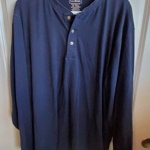 LL Bean dark blue XL-Tall long-sleeved t-shirt.